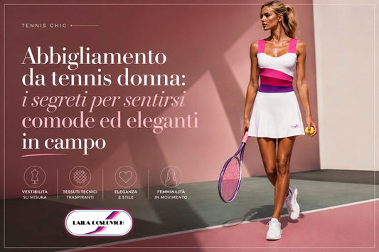 Abbigliamento da tennis donna elegante e sartoriale Made in Italy – Laila Coslovich